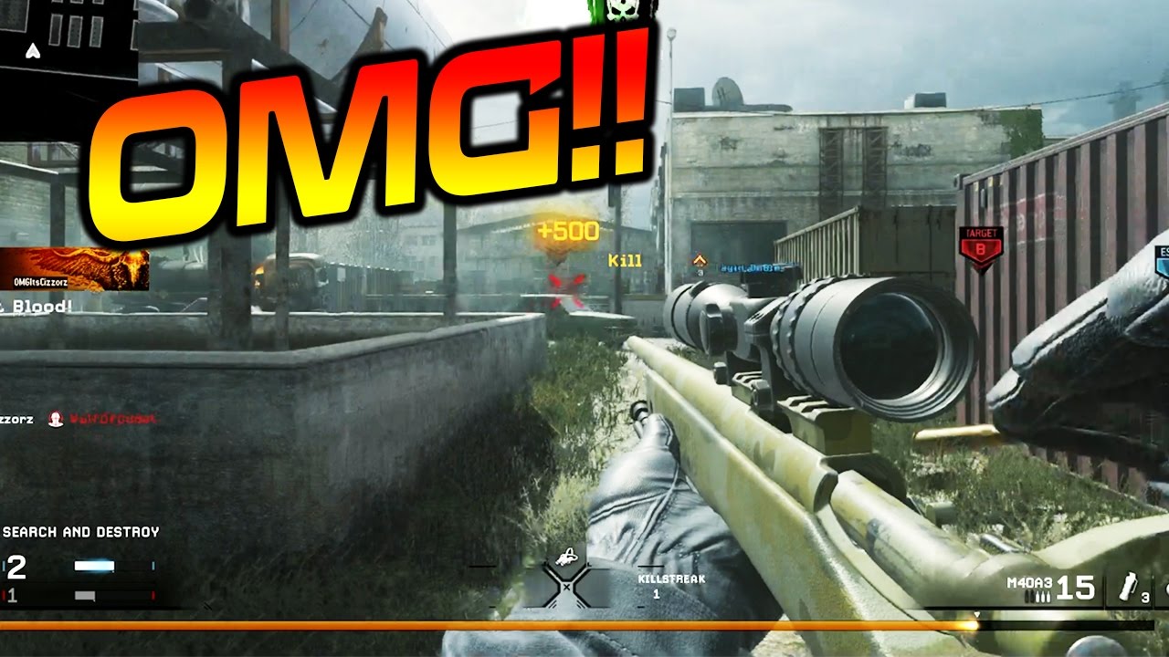CRAZY COD 4 SND SNIPING!! (Modern Warfare Remastered Search and Destroy Gameplay)