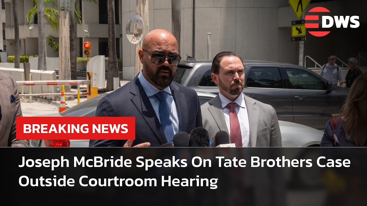 Andrew And Tristan Tate Lawyer Joseph McBride Issues Statement Outside Court Hearing | AB14