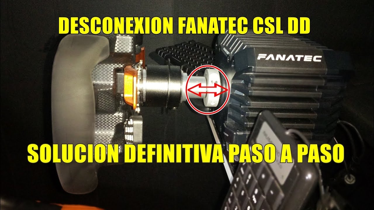 Desconexión Fanatec CSL DD Mi solución