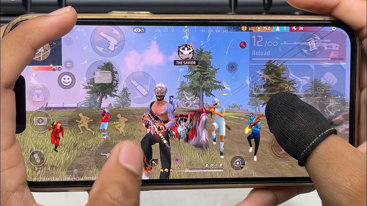 35 kills 💀Smooth Rush Handcam Gameplay 🎀iPhone 13 Pro Max || RIGHT M10