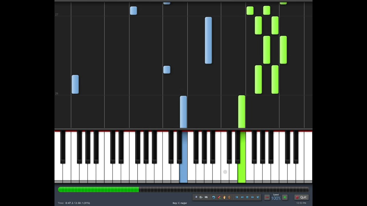Kingdom Hearts - Destiny Island Piano Tutorial