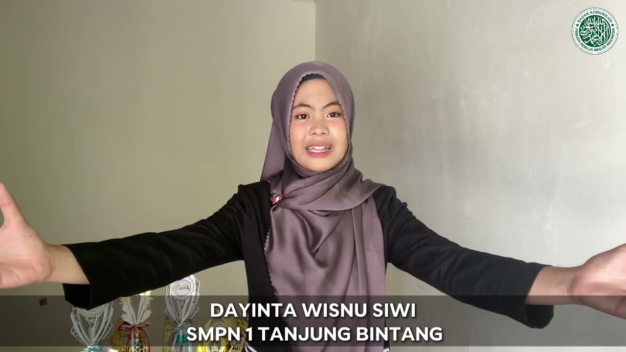 Dayinta Wisnu Siwi. Lomba Dai Daiyah BKPRMI Lamsel 2023.