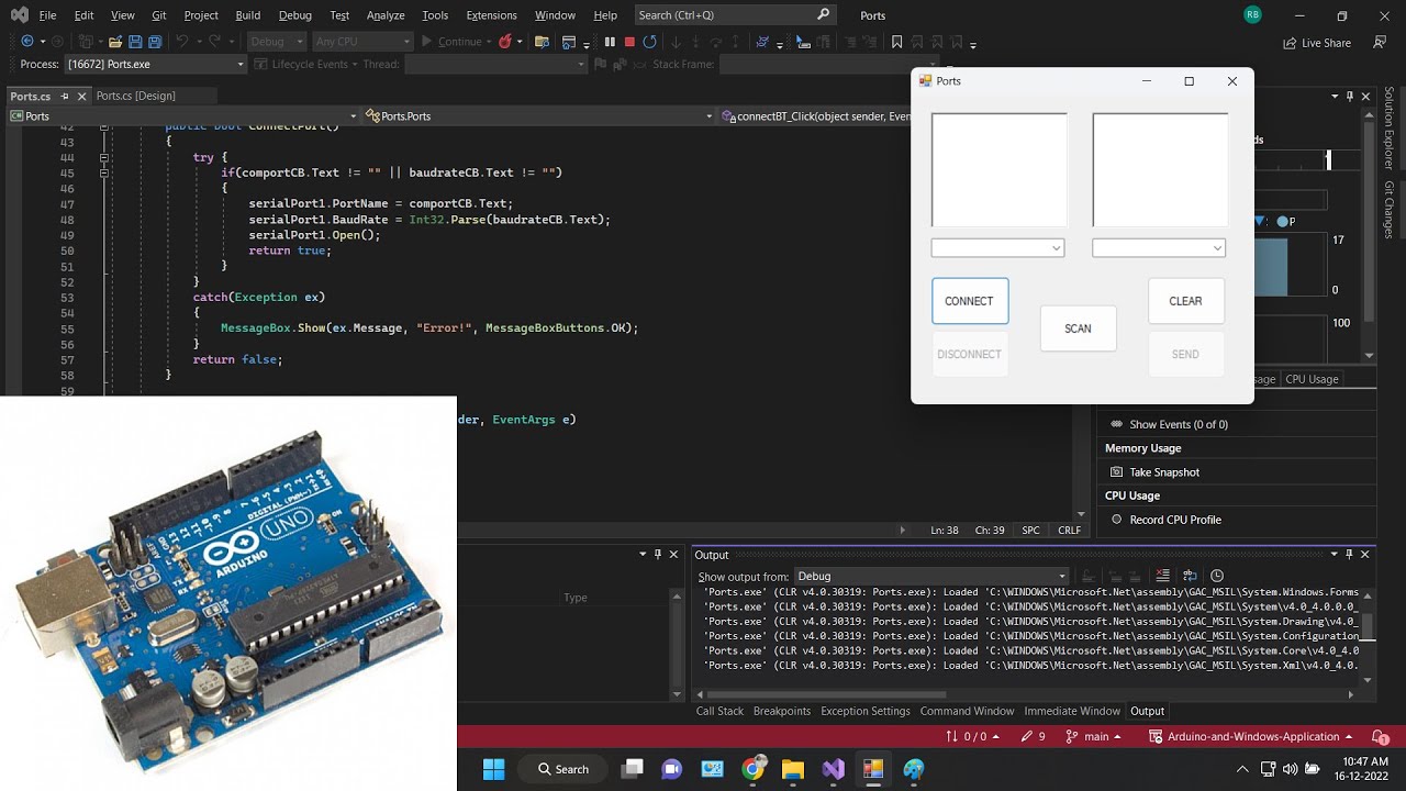 How to make an Arduino Serial Monitor Using C# .NET