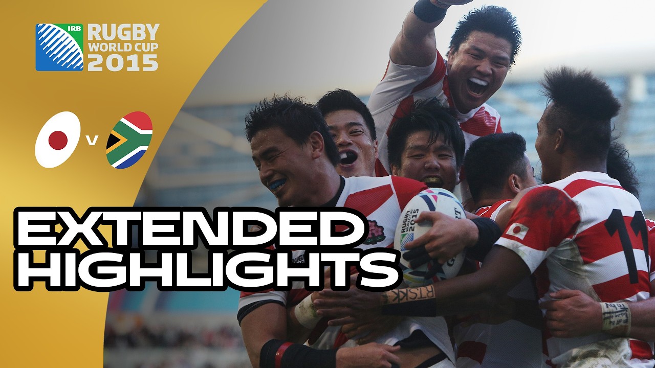 The Brave Blossoms’ Finest Hour 🔥| South Africa v Japan | Rugby World Cup 2015 | Extended Highlights
