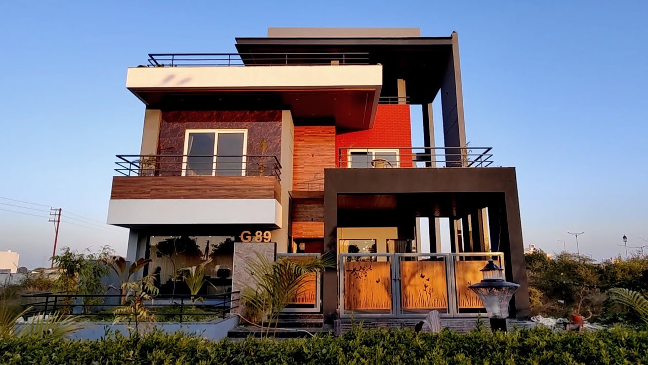 V127 | inside tour of 5 bhk premium villa || house for sale || 40*72 house plan west facing