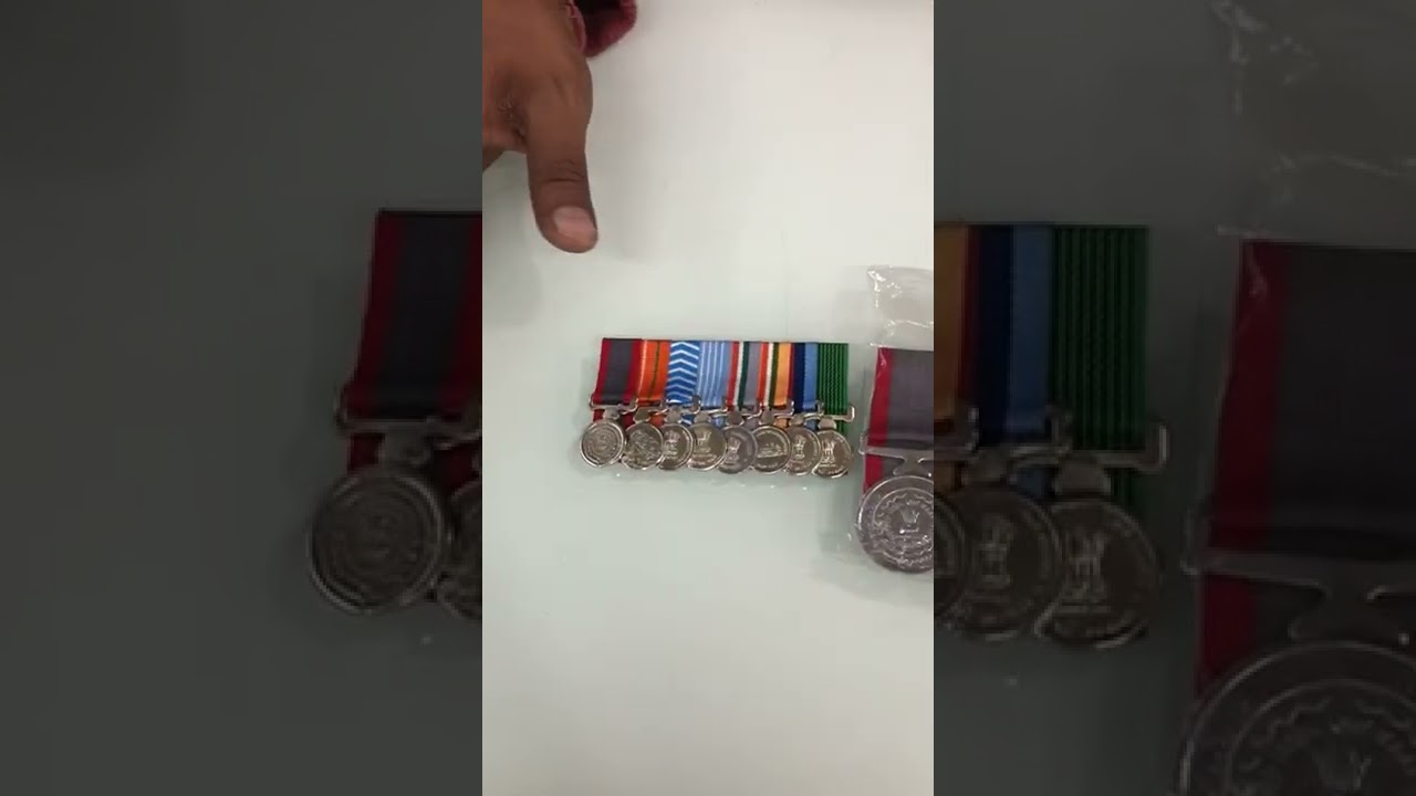 MEDALS AND RIBBON OF INDIAN ARMY