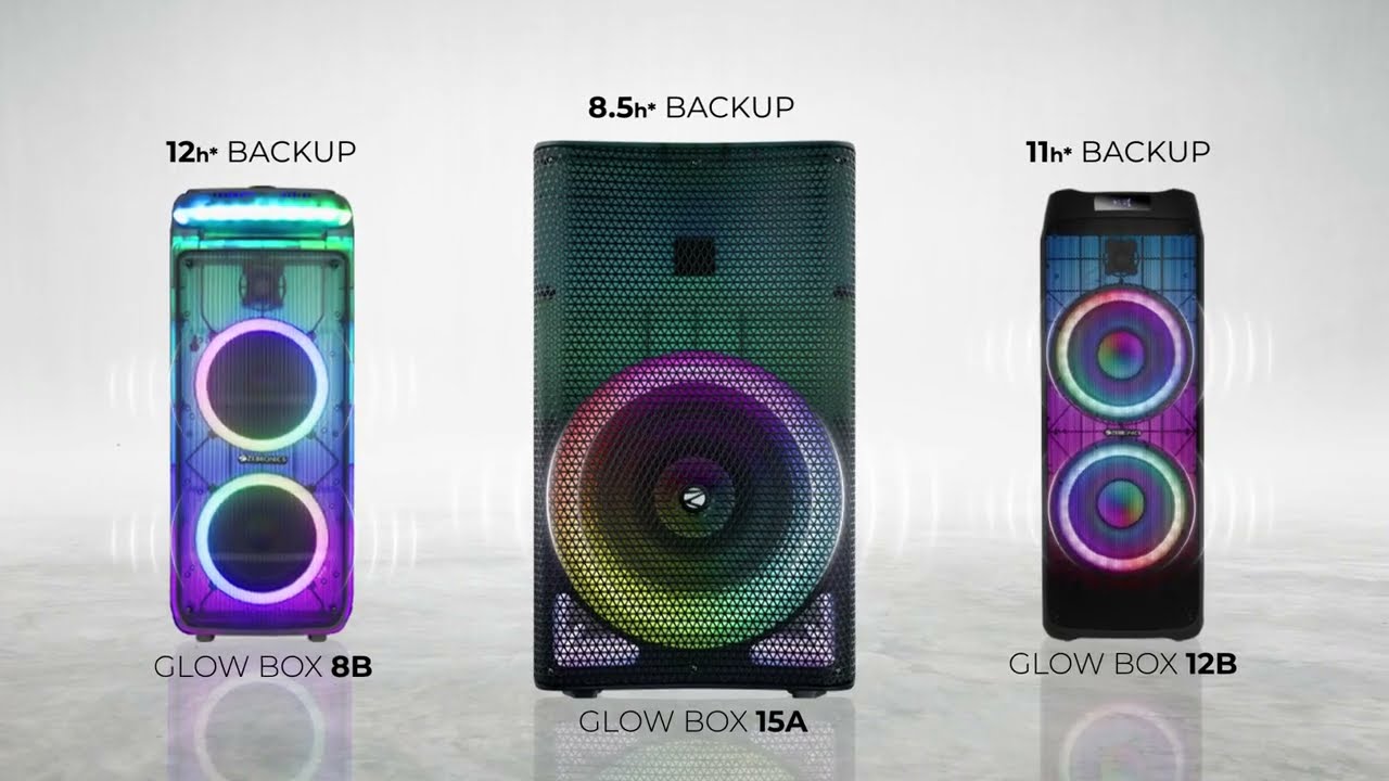 Zebronics | Glow Box | Trolley Speaker