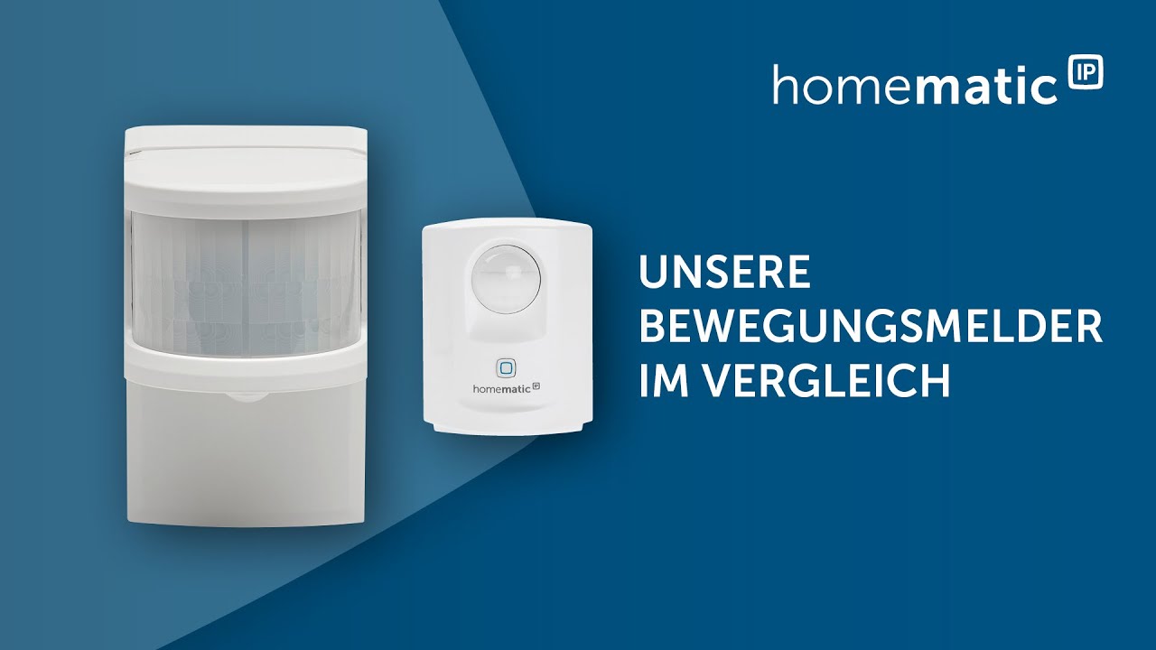 Homematic IP | Welcher Bewegungsmelder passt zu dir?
