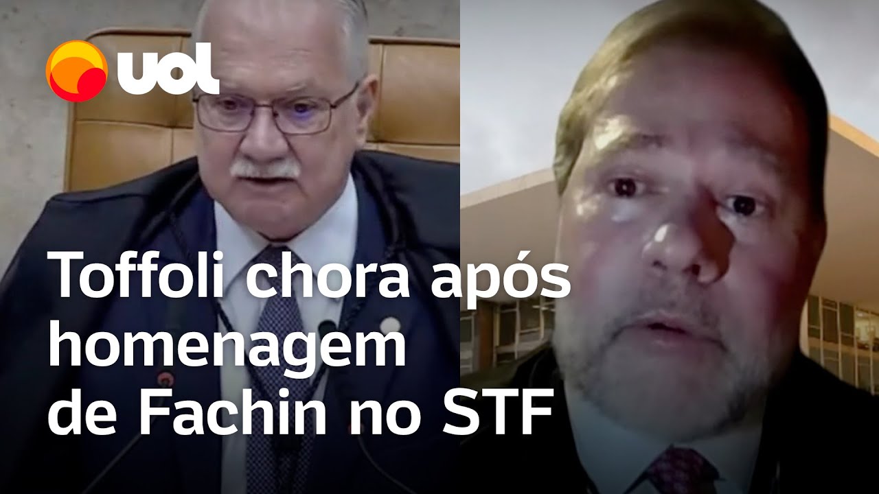 Toffoli chora ap&oacute;s tributo de Fachin: &lsquo;S&oacute; n&oacute;s que sentamos nessas cadeiras temos as dimens&otilde;es delas&rsquo;