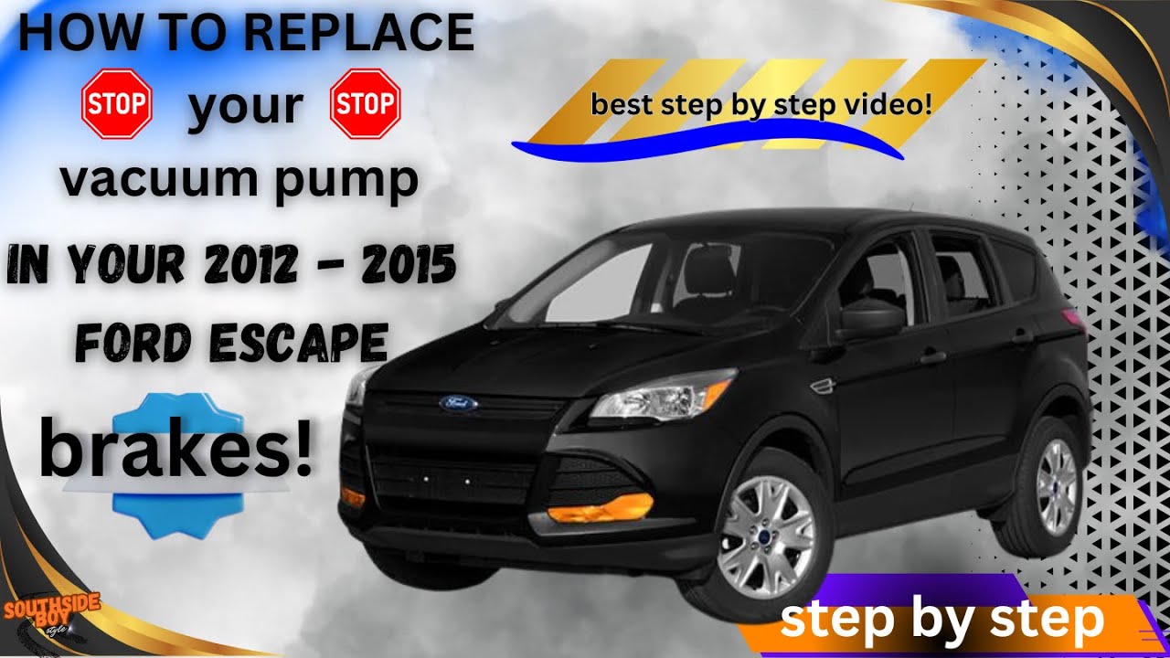 How to fix 2012-2015 Ford Escape hard brake pedal  ( not stopping )