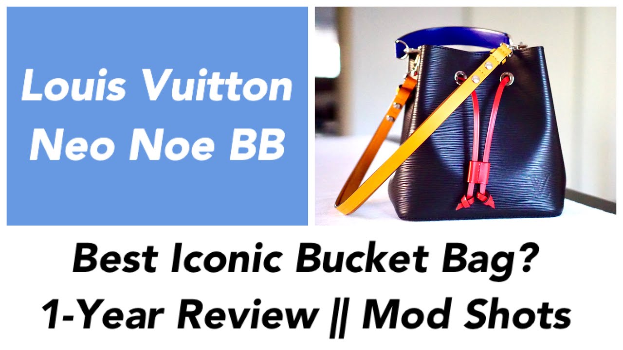 LOUIS VUITTON NEO NOE BB || Best Iconic Bucket Bag? || 1-Year Review