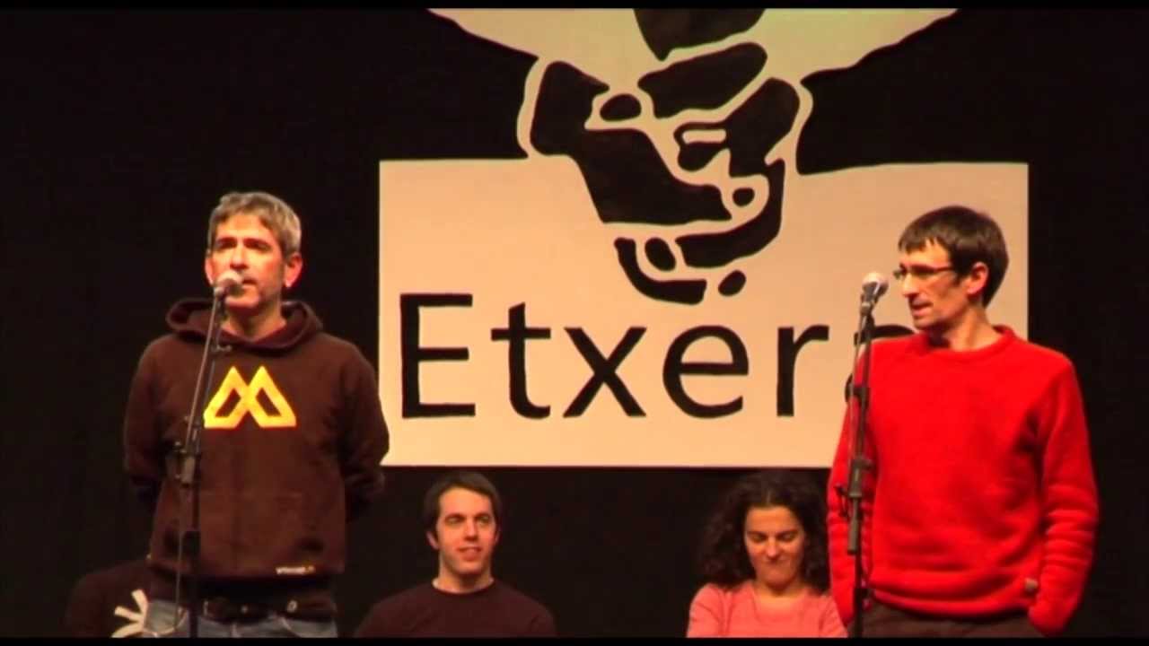 Etxerat elkarteko bertso saioa (Unai Iturriaga eta Igor Elortza)
