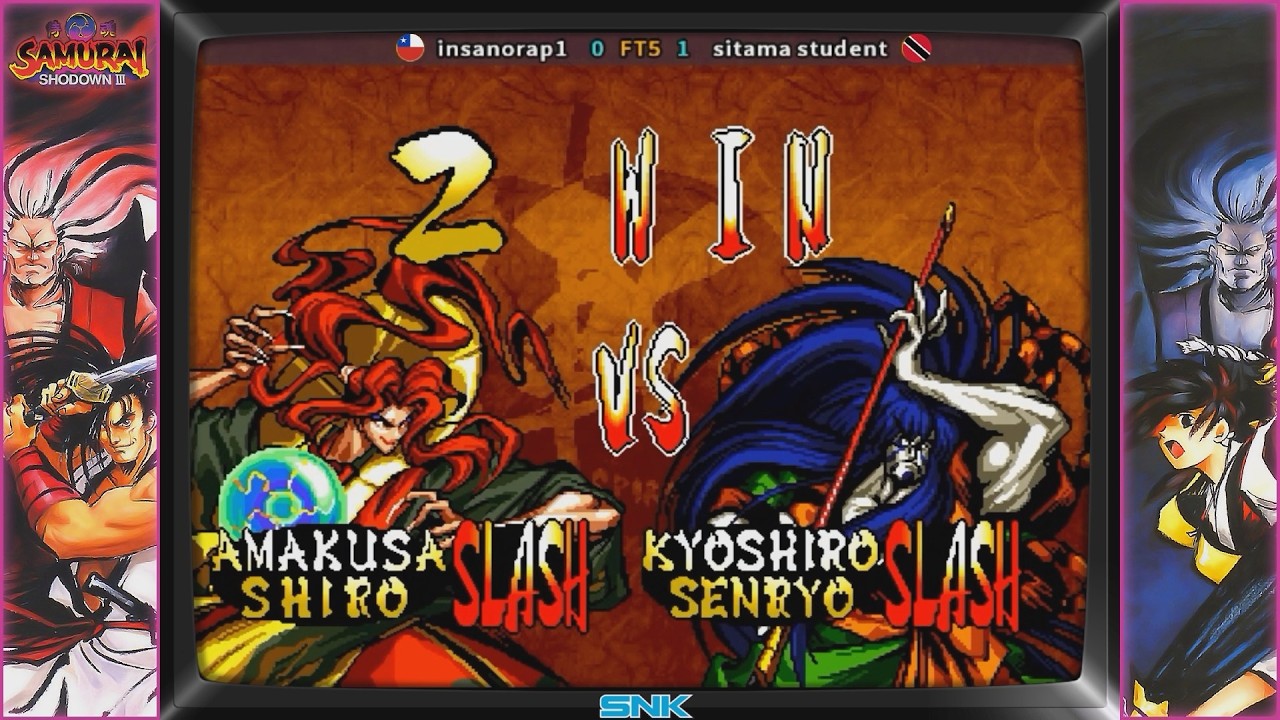 Samurai Shodown III - FT5 Chile x Trindade e Tobago - insanorap1 Vs sitama student