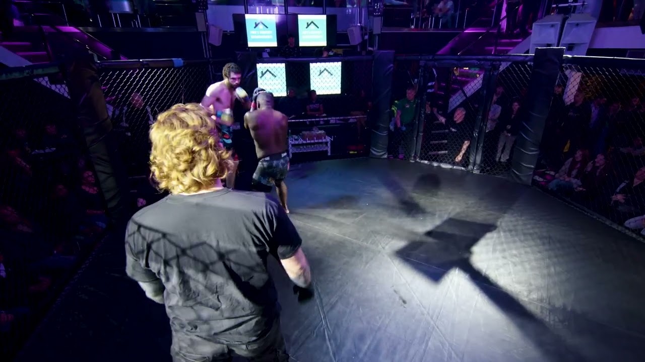 Caged collision Rampage.  Denon Mattison vs Cherno Powell Nov 5th 2023