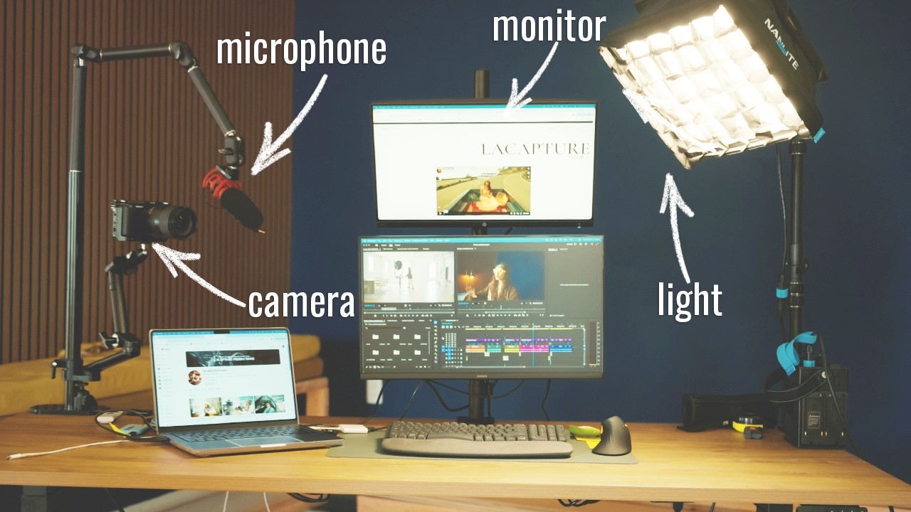 Build the BEST YouTube Studio with Desky | All-in-One Filming Rig
