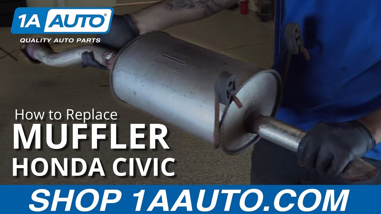 How to Replace Muffler 01-05 Honda Civic