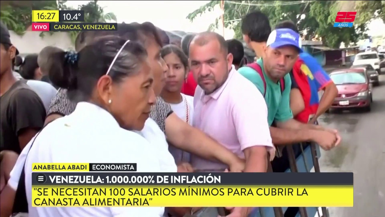 Venezuela: 1.000.000% de inflación