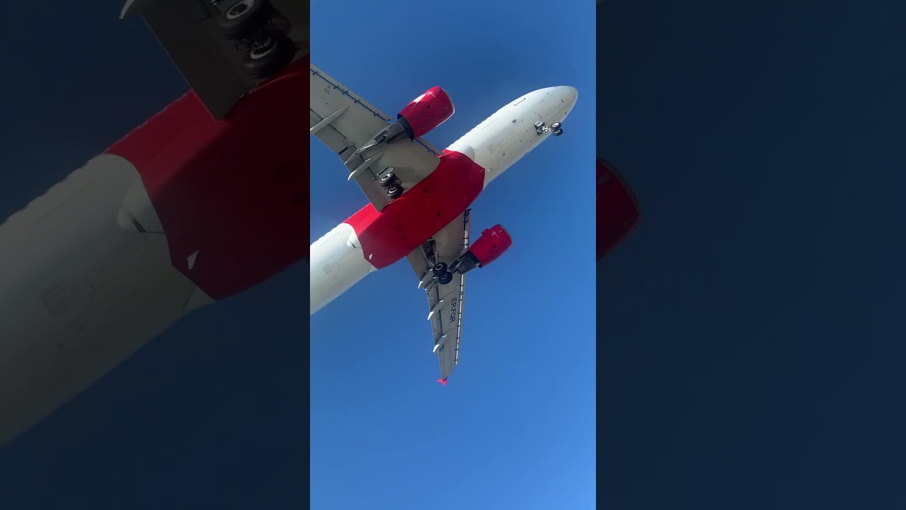 Plane landing in Batumi                                