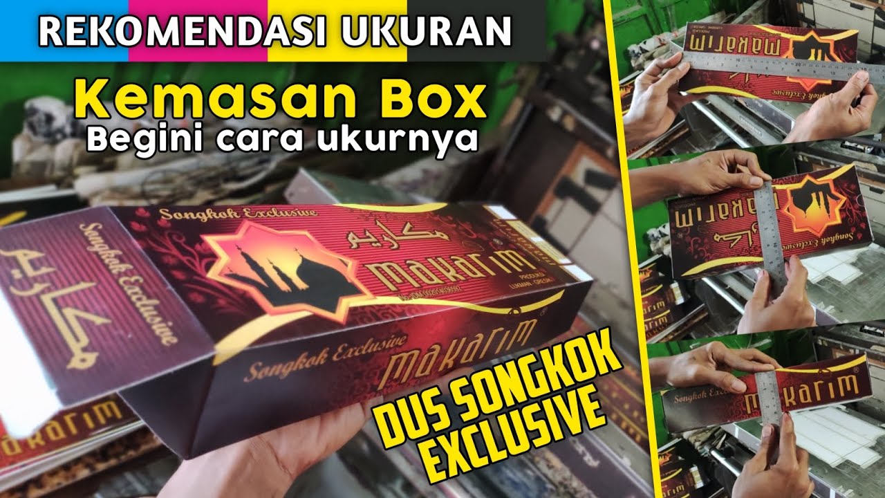 DUS PACKAGING - SONGKOK EXCLUSIVE  #kemasan #boxpackaging #percetakan