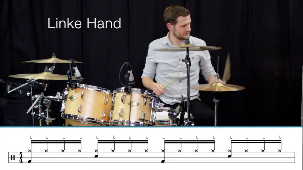 Sechzehntel Hi-Hat Handwechsel