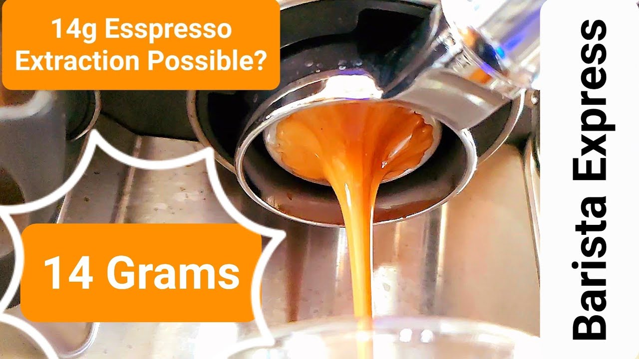 14g Esspresso Extraction - Breville Barista Express