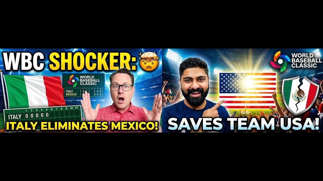 WBC SHOCKER: Italy ELIMINATES Mexico & Saves Team USA! 🤯