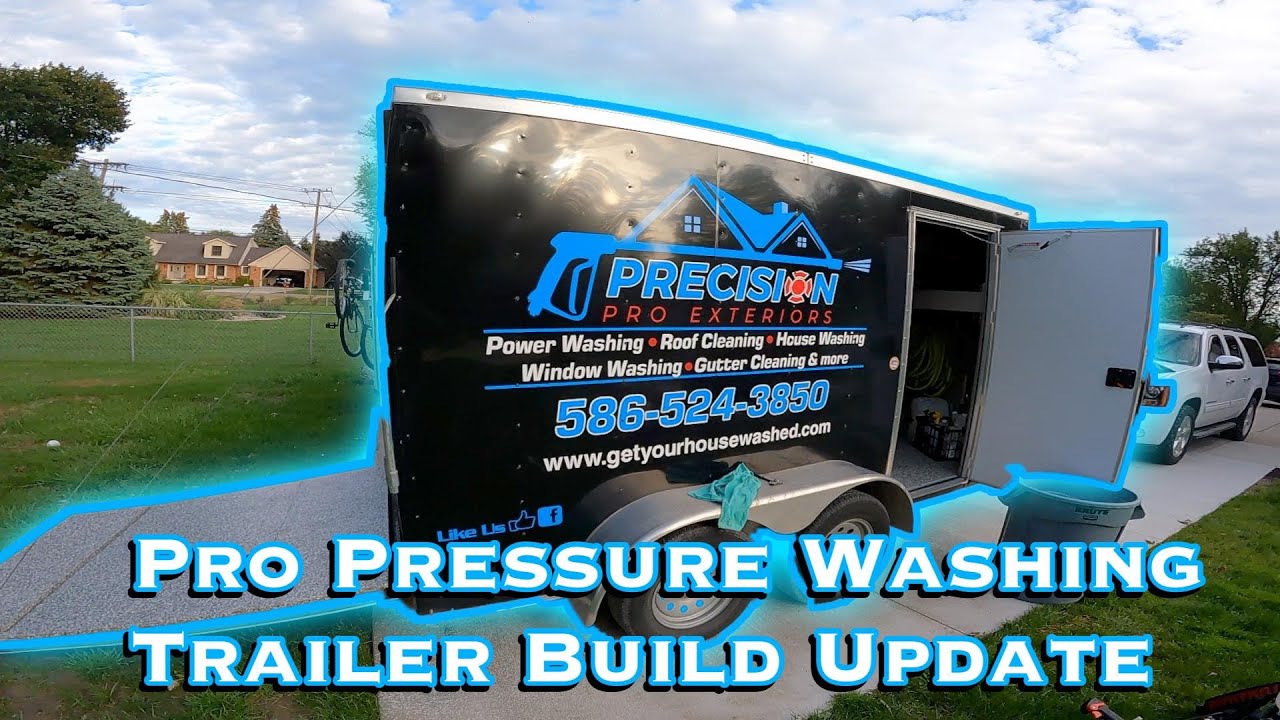 Pro Pressure Washing Trailer 6x12|Full Season Update|Upgrades|Power Washing|Soft Washing