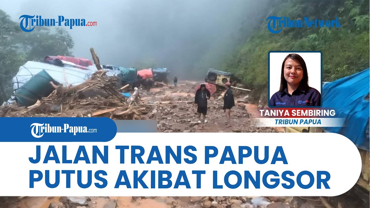 Longsor di Yalimo Bikin Akses Jalan Jayapura Wamena Lumpuh Total, Kendaraan Tertimpa Material