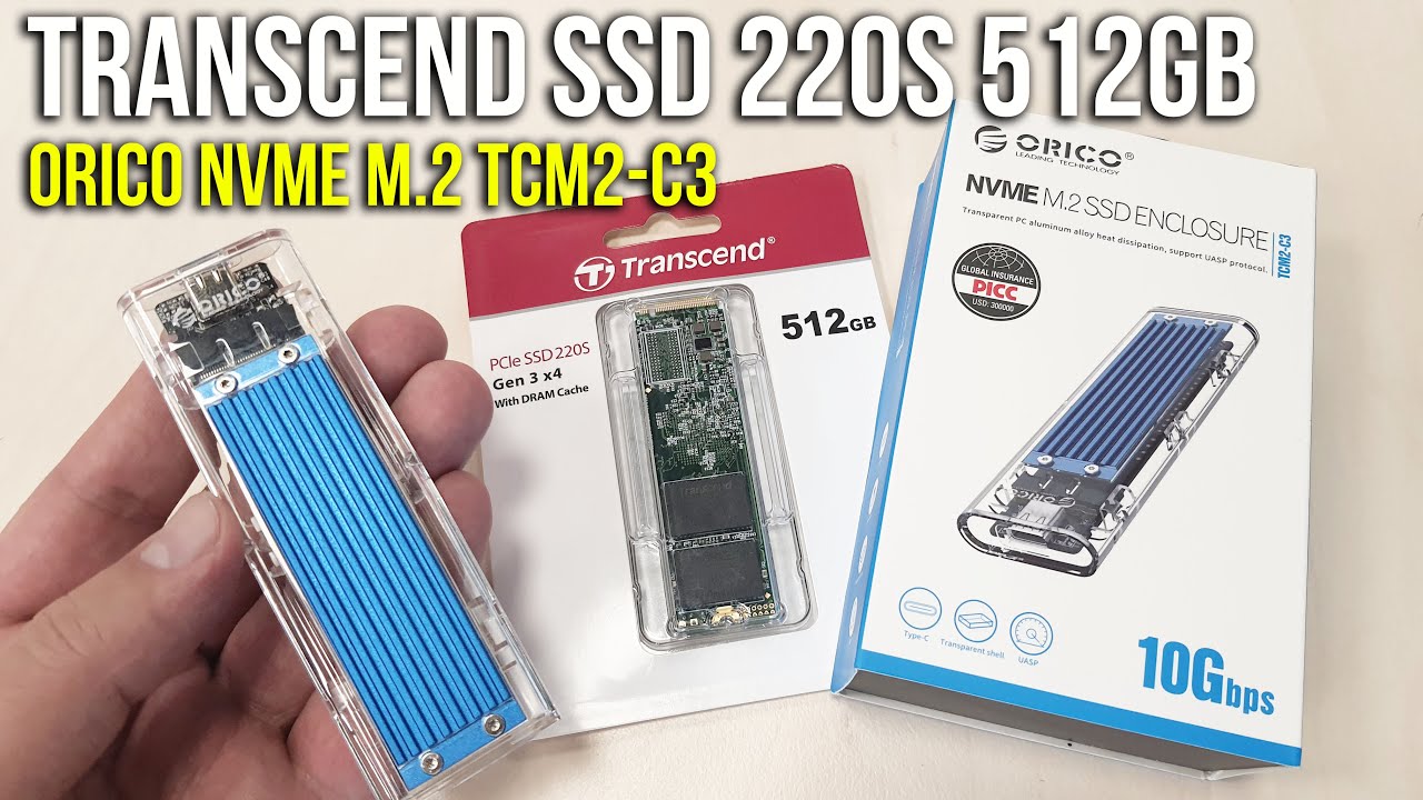 Обзор и тест. SSD Transcend  S220 512Gb и NVME кейс ORICO TCM2-C3. Asker