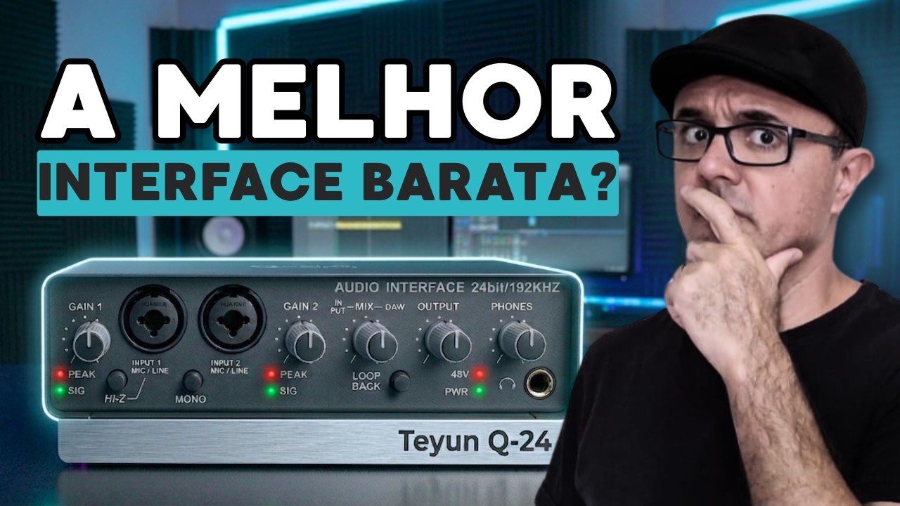 Interface TEYUN Q-24 É Boa? Review Completo