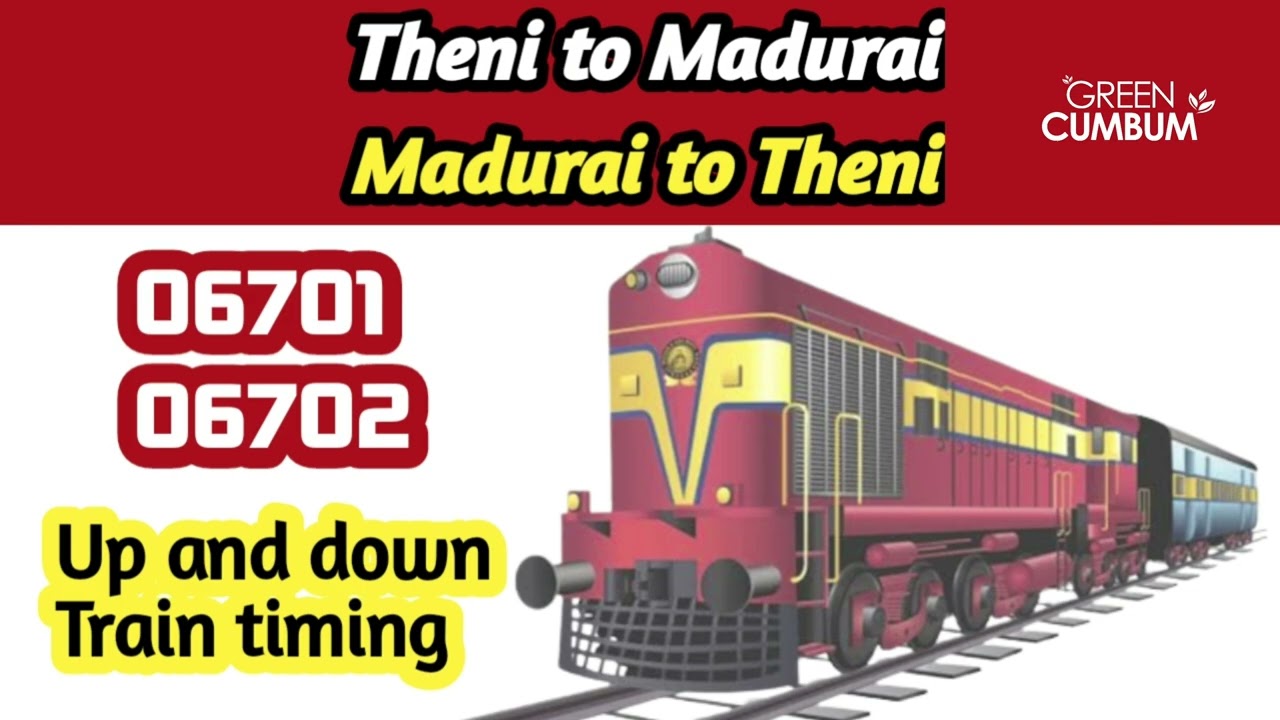 MADURAI to THENI TRAIN TIME | Usilampatti | Andipatti | தேனி to மதுரை | after 12 year | Express |