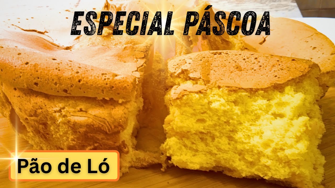 PÃO de Ló Somente 3 Ingredientes   [ Receita Fácil ]