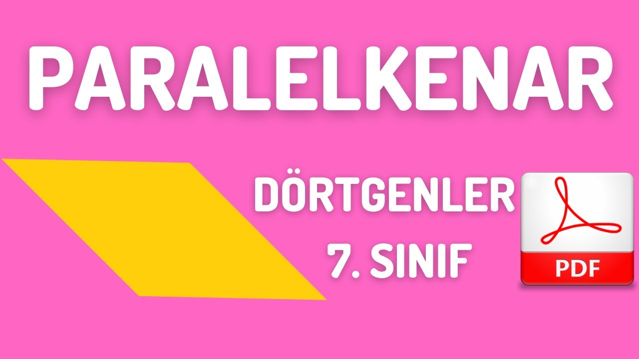 PARALEL KENAR - DÖRTGENLER - PARALEL KENARIN ÖZELLİKLERİ [SORU ÇÖZÜMÜ] [ÇOKGENLER] [MATEMATİK]