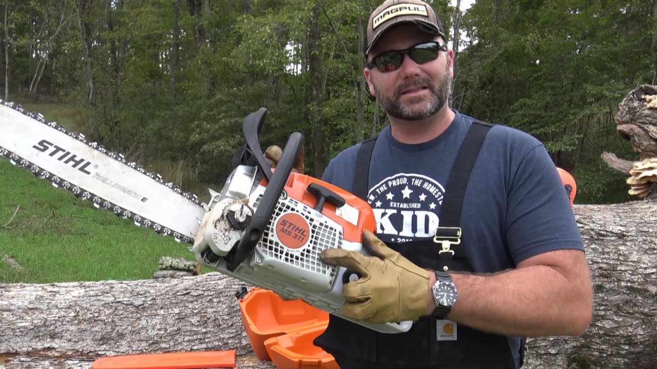 Stihl Chainsaws...are they the best? MS311 Review and farm demonstration