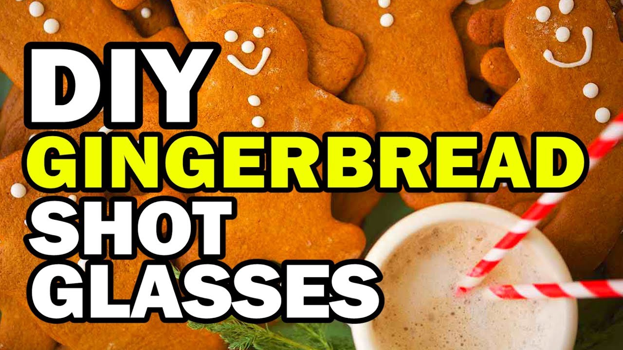 🤶 DIY Gingerbread Shot Glass Challenge