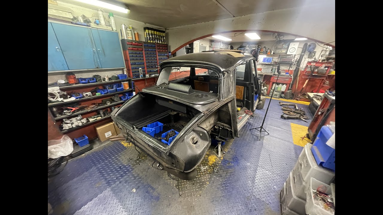 Citroën DS 23 IE 1973 ПРЕСТИЖ. БЫВШИЕ ЕЛИСЕИ 1 ER. МИНИСТР ПЬЕР МЕССМЕР. РЕСТАВРАЦИЯ ЧАСТЬ 04