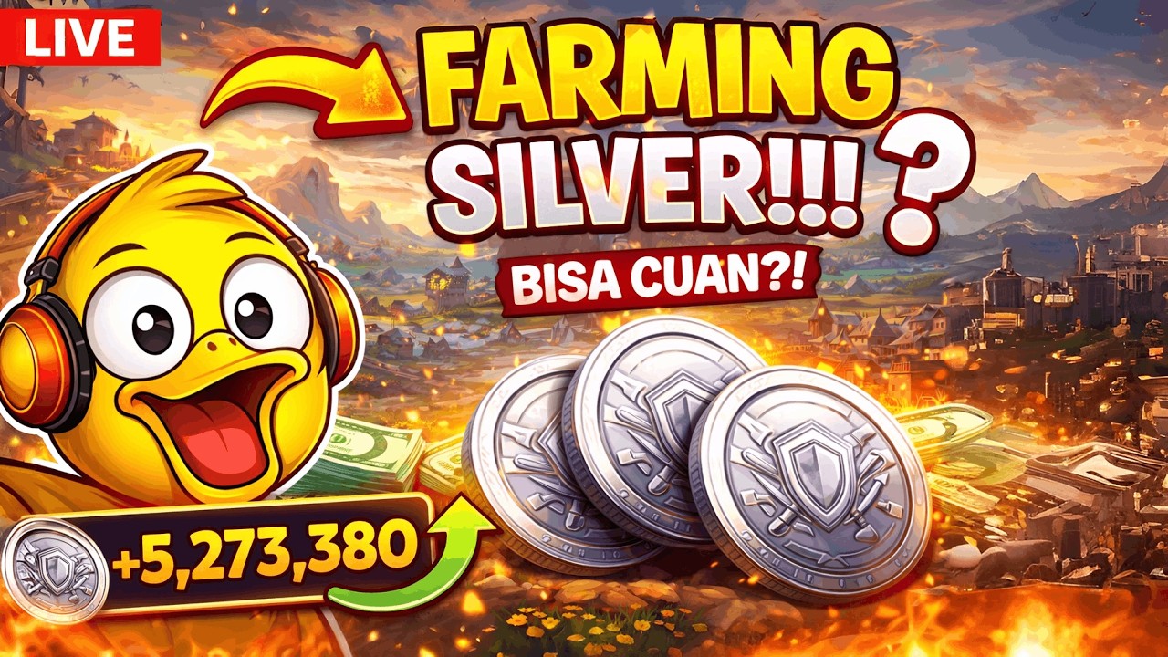 🔥 Farming 1 Juta Silver Pertama di Albion Online #4 | Aku Mati Di Red Zone  #albiononline