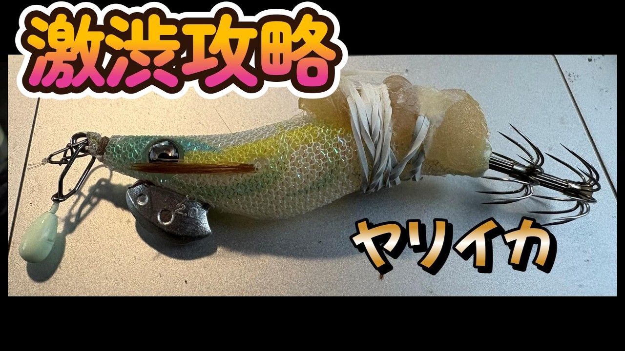 【ヤリイカ　エギング】激渋ヤリイカ攻略　最終奥義エギチューン