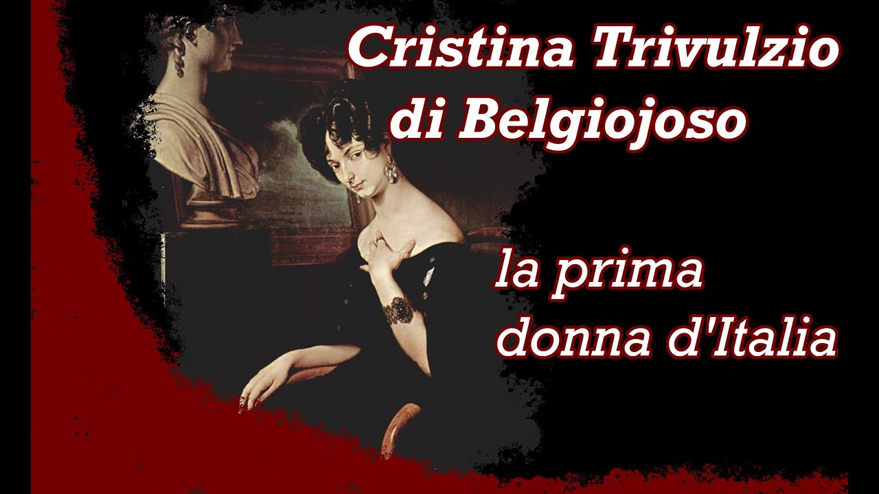CRISTINA TRIVULZIO DI BELGIOJOSO ~ la prima donna d'Italia