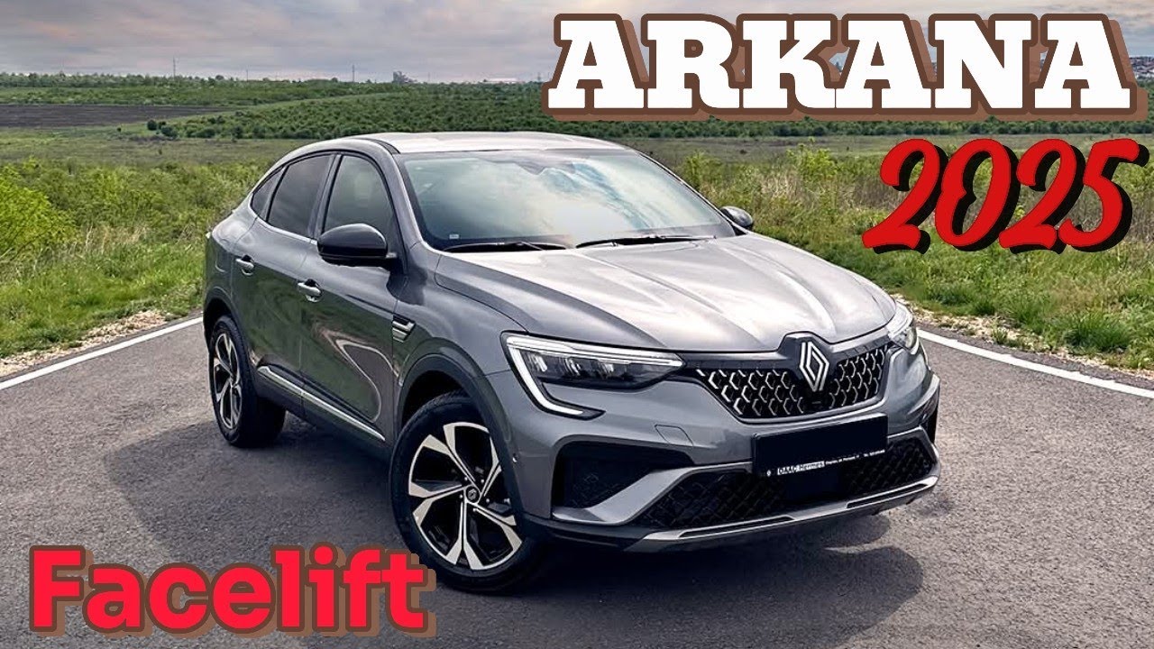 New Renault Arkana 2025 Techno Grey Medium 1.33 TCE mild hybrid 140 HP #yt#edit#song#music #cars