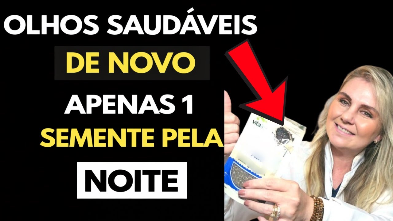 Faça ISSO por seus OLHOS Antes de DORMIR  e RESTAURE sua VISÃO