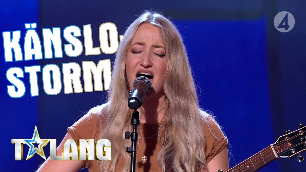 Manda berör med sin egenskrivna låt