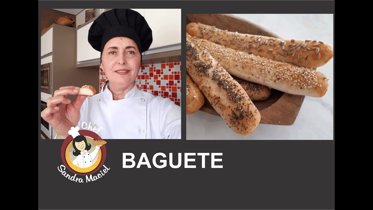 BAGUETE CROCANTE SEM FARINHA DE TRIGO, SEM GLÚTEN E SEM LACTOSE!