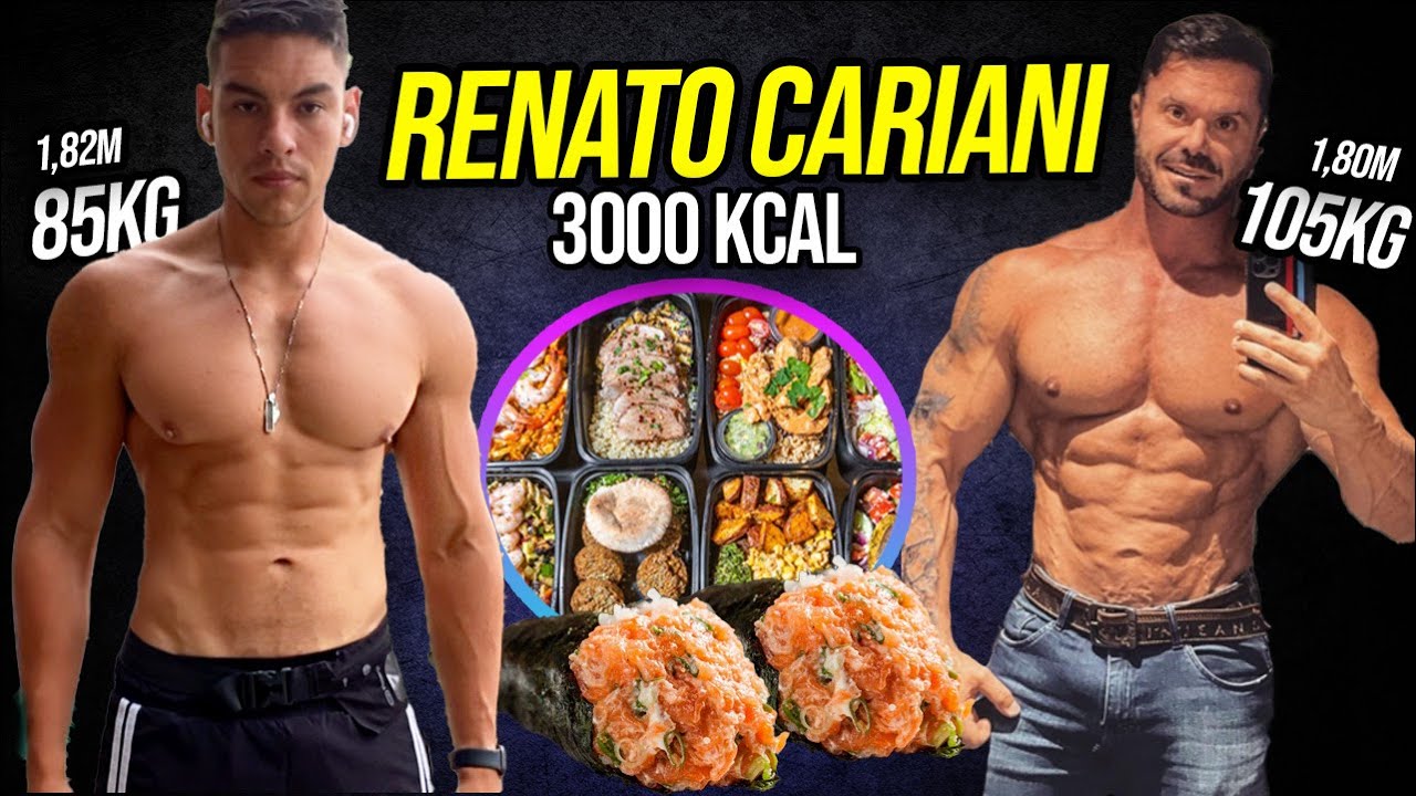 FIZ A DIETA DO RENATO CARIANI POR 1 DIA!  🍣  TRINCADO O ANO TODO!   *Dieta dos Famosos!*