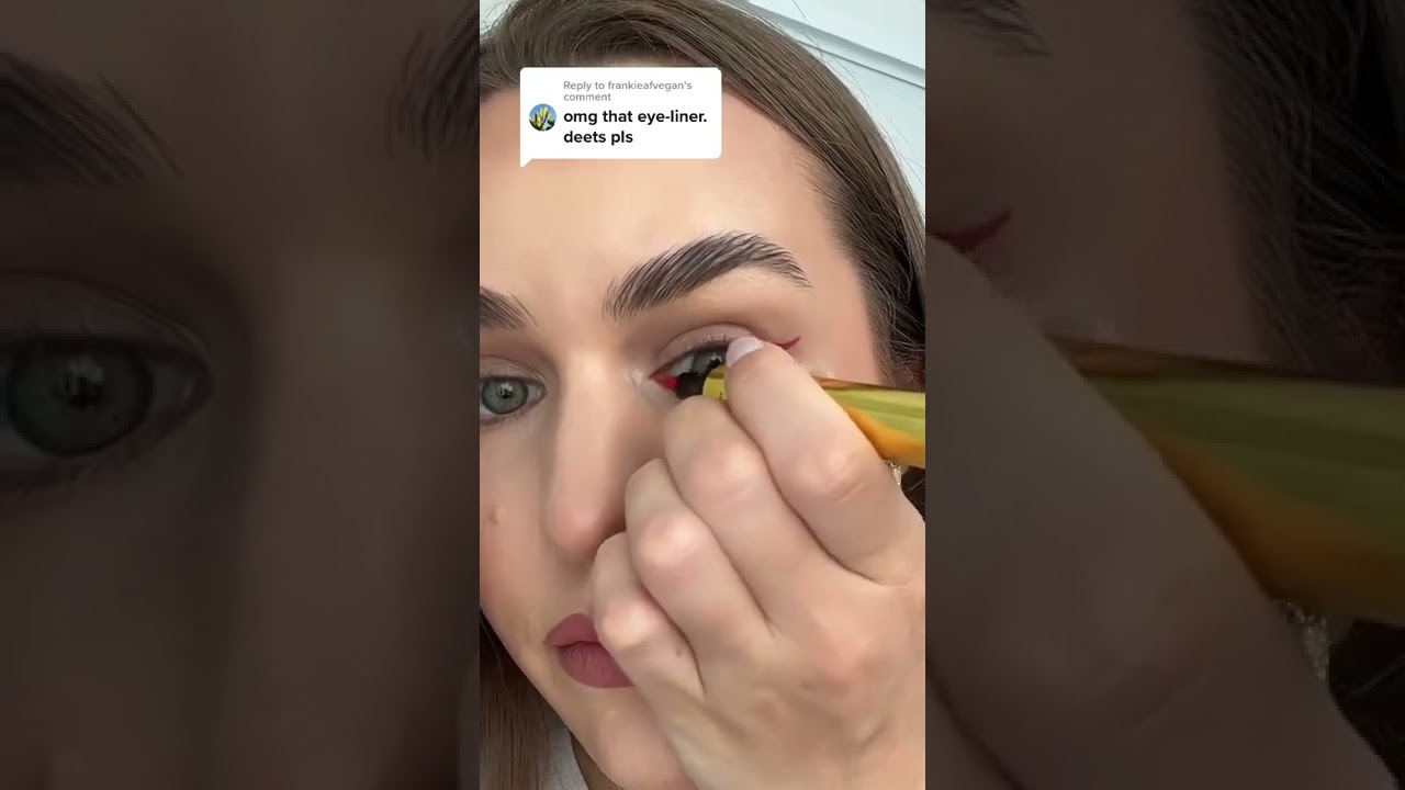 Red Cat Eye Makeup Look! ❤️ 