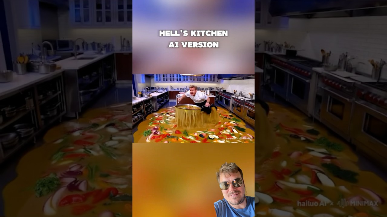 Hell&rsquo;s Kitchen AI (Hilarious AI Video) #ai #gordonramsay