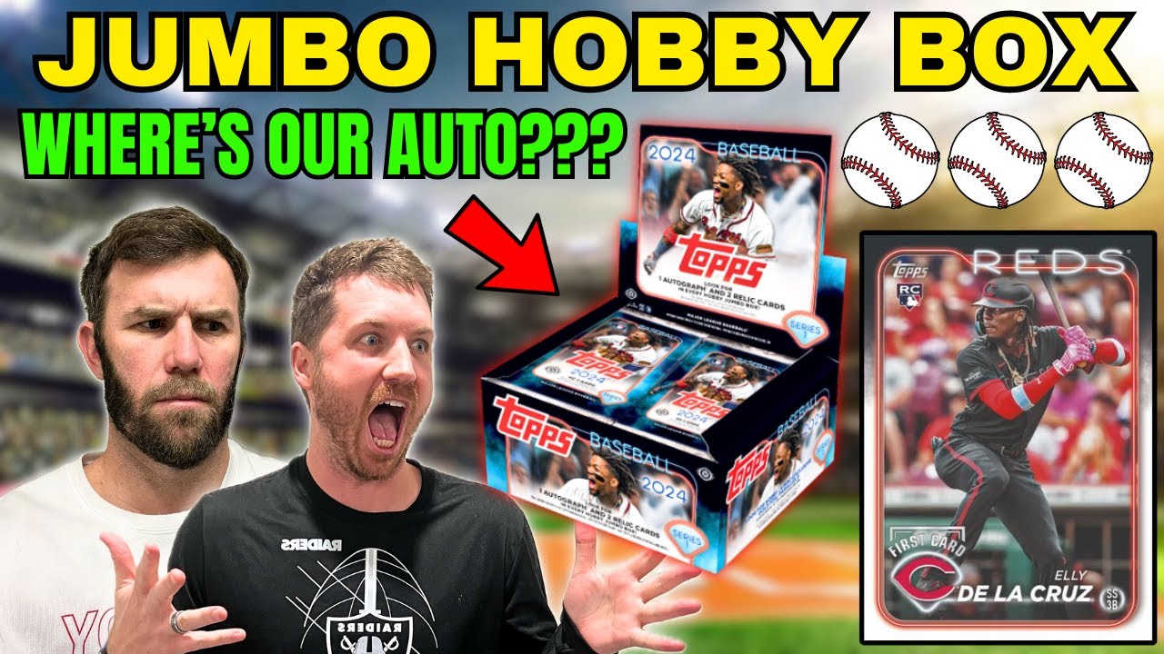 MYSTERIOUS AUTO! 2024 TOPPS SERIES 1 JUMBO HOBBY BOX REVIEW