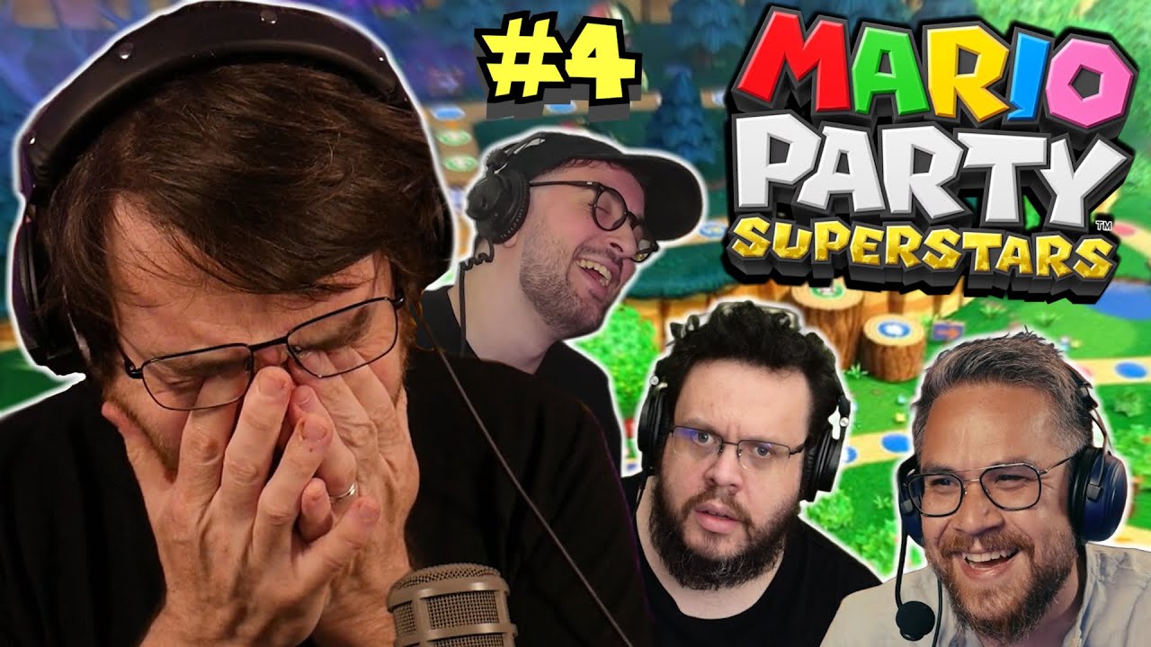 MARIO PARTY #4 ft. MV, Etoiles & Mynthos ! (Best-of du Lundi #143)