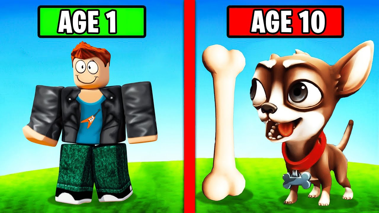 TRANSFORMING INTO A CUTE DOG IN ROBLOX 😂