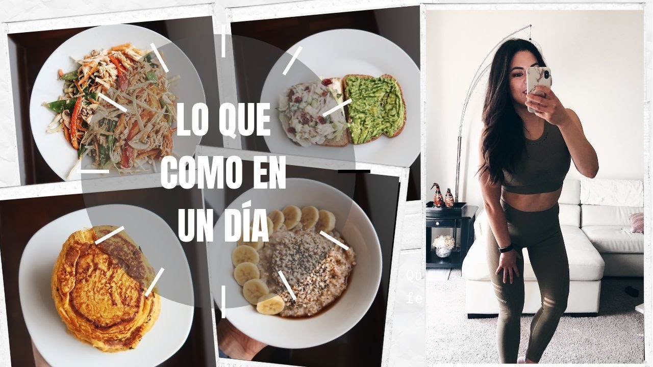 LO QUE COMO EN UN DÍA PARA PERDER GRASA | Michela Perleche